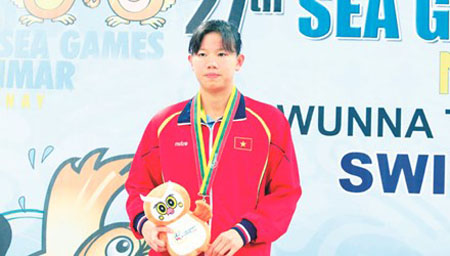 Sau khi chinh phục đấu trường SEA Games một năm trước, Ánh Viên tiếp tục tỏa sáng rực rỡ tại Olympic trẻ đang diễn ra tại Nam Ninh, Trung Quốc.